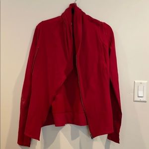 Red Lululemon Yoga Jacket